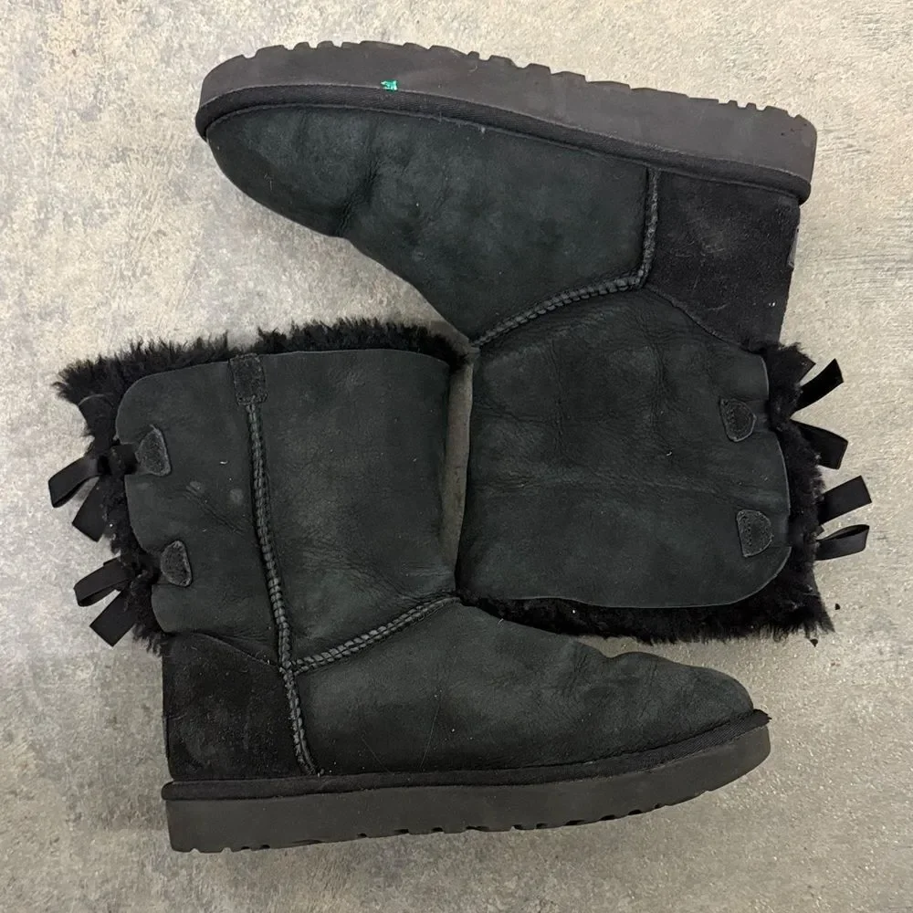 UGG Black Winter Boots with Shearling Lining